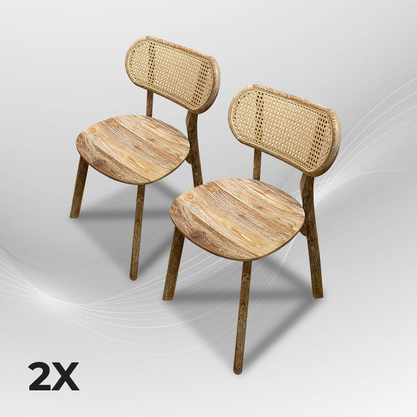 Handmade Rattan Armless Outdoor Chair - AVRS DESIGN