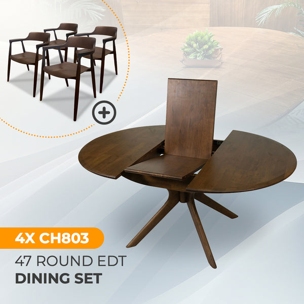 AVRS™ 47" Round EDT Dining Set