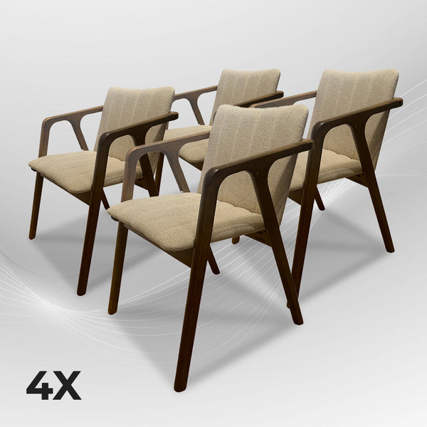 BALAKEN-LONG Armchair with Upholstered Seat - AVRS DESIGN