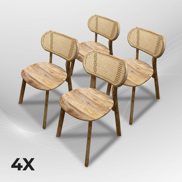 Handmade Rattan Armless Outdoor Chair - AVRS DESIGN