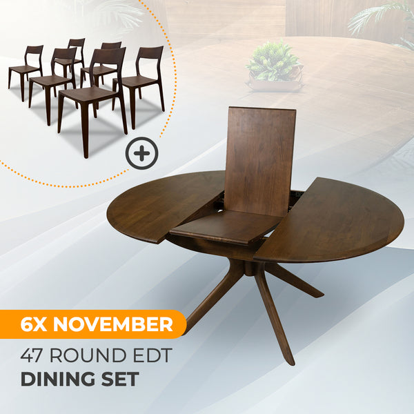 AVRS™ 47" Round EDT Dining Set