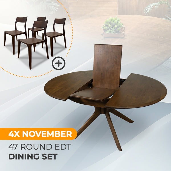 AVRS™ 47" Round EDT Dining Set