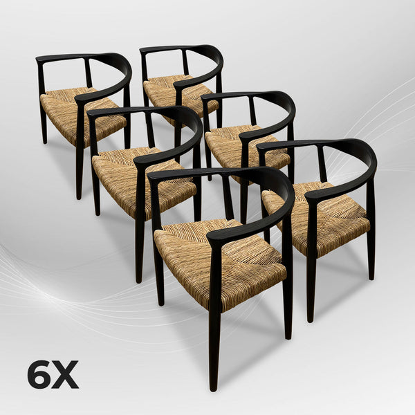 BANTENG Walnut Rattan Armchair Boho - AVRS DESIGN