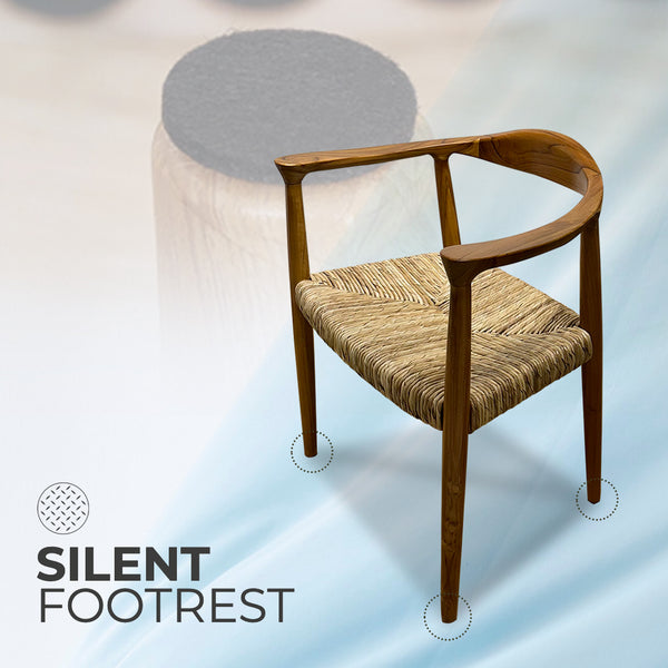 BANTENG Walnut Rattan Armchair Boho - AVRS DESIGN