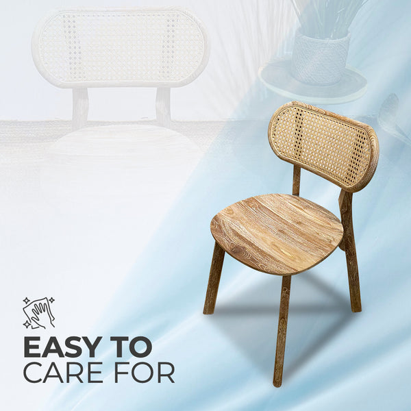 Handmade Rattan Armless Outdoor Chair - AVRS DESIGN