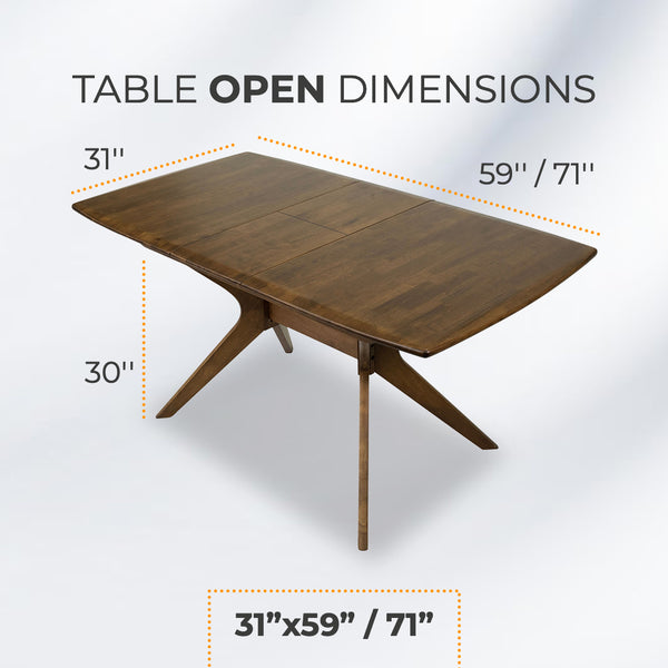 AVRS™ OGUZ EXTENDABLE DINING TABLE