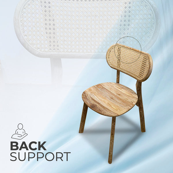 Handmade Rattan Armless Outdoor Chair - AVRS DESIGN