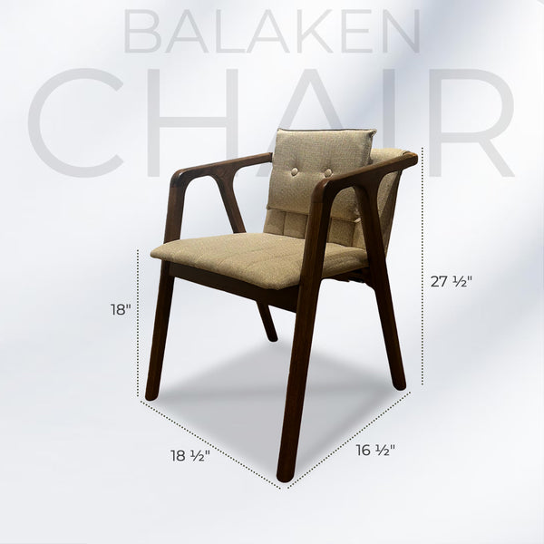 BALAKEN Armchair with Cushioned Seat - AVRS DESIGN