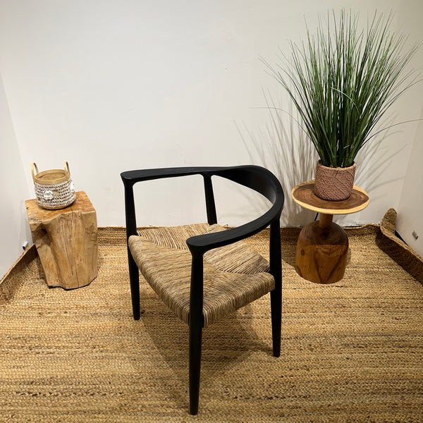 BANTENG Walnut Rattan Armchair Boho - AVRS DESIGN