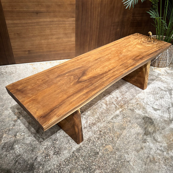 AVRS™ 59" VIVID VOYAGE WOODEN BENCH