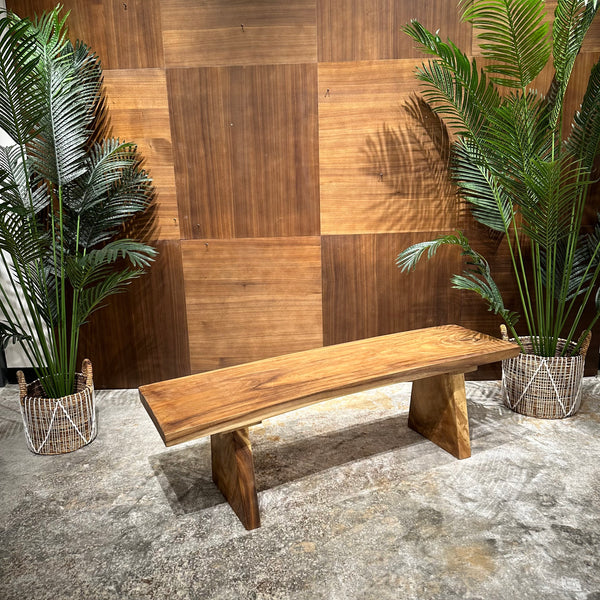 AVRS™ 59" VIVID VOYAGE WOODEN BENCH