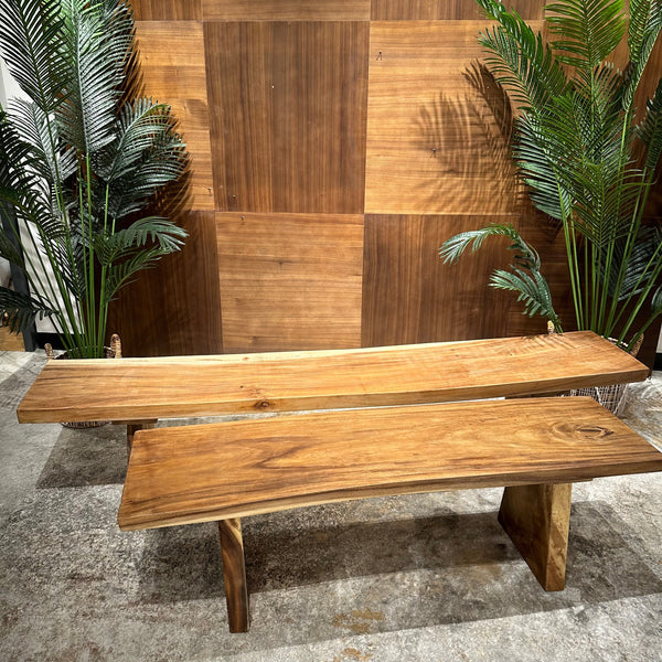 AVRS™ 59" VIVID VOYAGE WOODEN BENCH