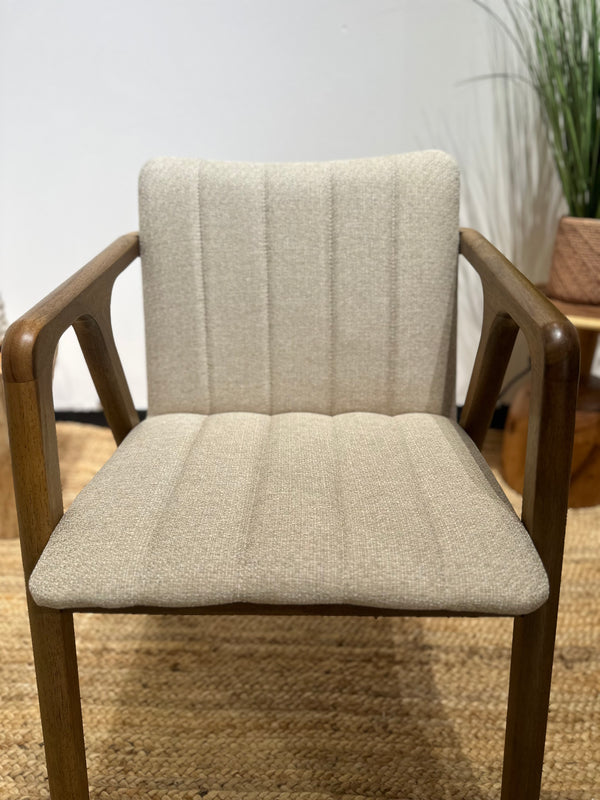 BALAKEN-LONG Armchair with Upholstered Seat - AVRS DESIGN