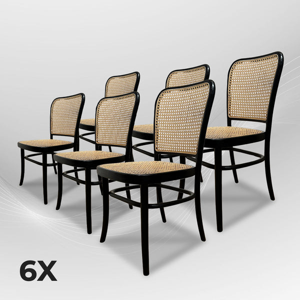 KEVINARMLESS Walnut Rattan Mid-Century Modern Dining Chair - AVRS DESIGN