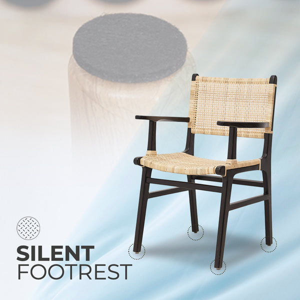 LAZY Black Rattan Armchair - AVRS DESIGN