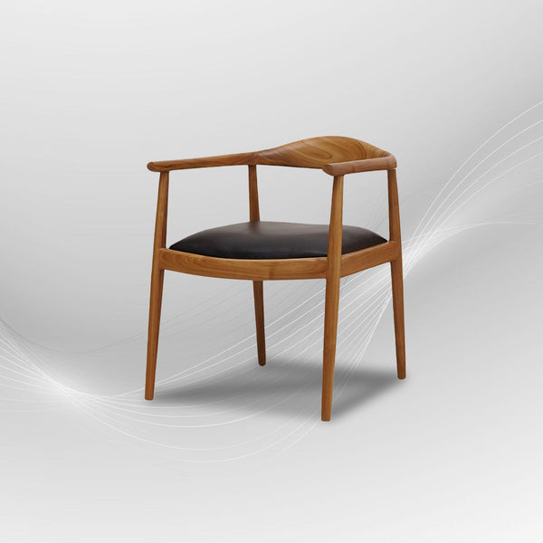 NEWHIROSHIMA Elegant Armchair with Leather Upholstery - AVRS DESIGN