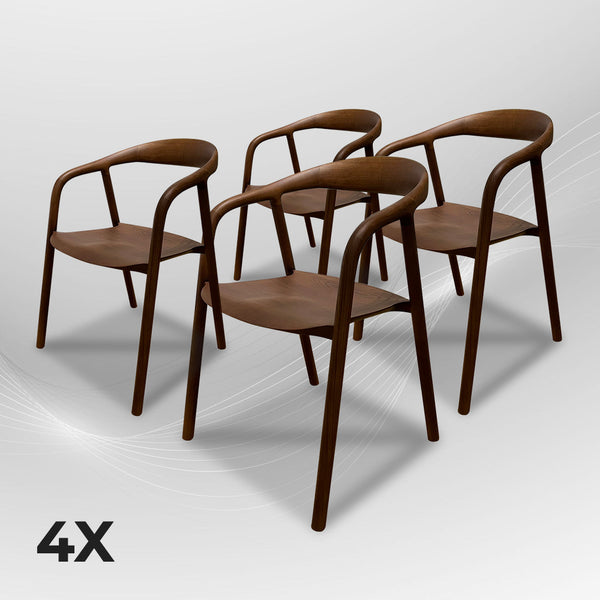 NO08 Mid-Century Dining Chair with Comfortable Seat - AVRS DESIGN