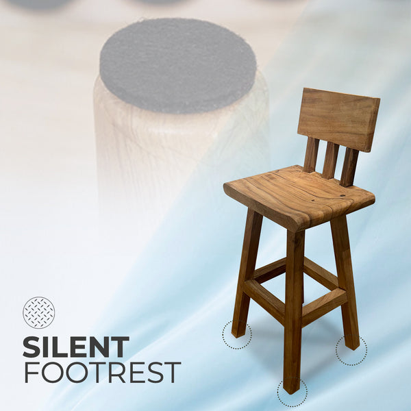 Solid Wood Bar Stool - AVRS DESIGN